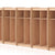 2 Section Open Locker