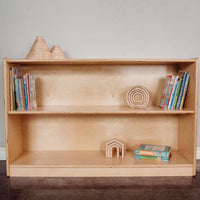 Montessori Shelf - 30X48X15 - Adjustable Shelf, Wood Backing
