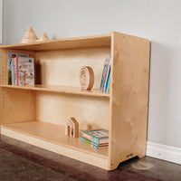 Montessori Shelf - 30X48X15 - Adjustable Shelf, Wood Backing