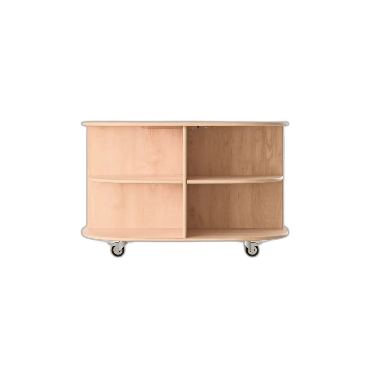 Round Mobile Storage Unit - with Casters Fern Kids