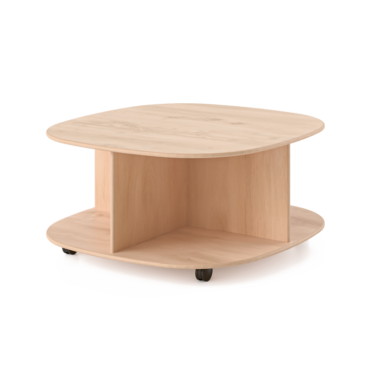 Low Round Mobile Storage Unit - with Casters by Woodlyn by Fern Kids, view 2