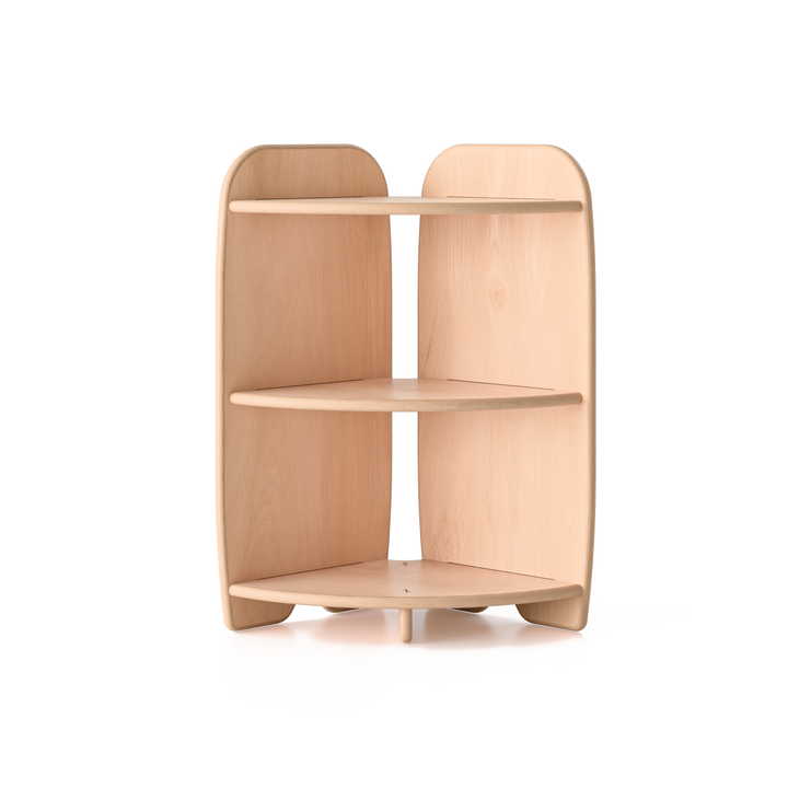 Open One Shelf - Corner Unit Curve Fern Kids