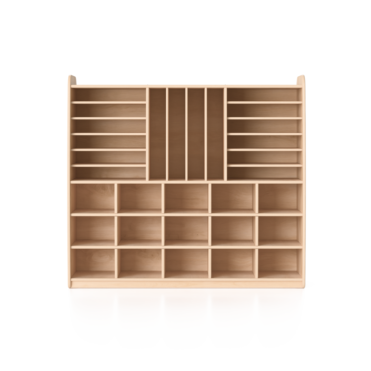 Backed Multi Shelf Storage