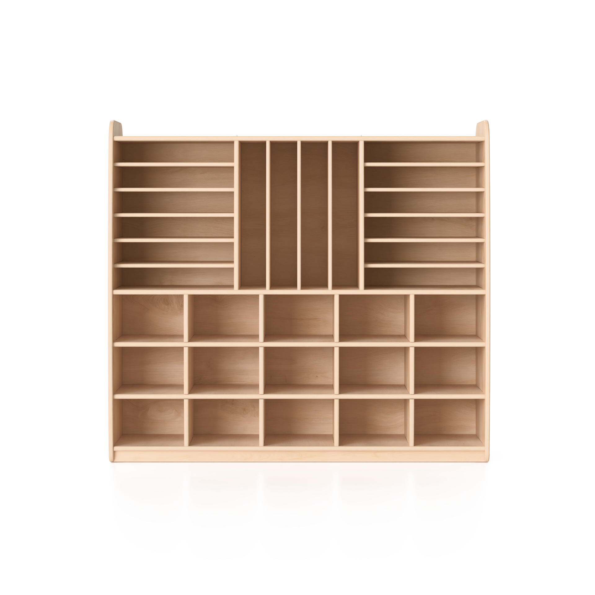 Backed Multi Shelf Storage Fern Kids