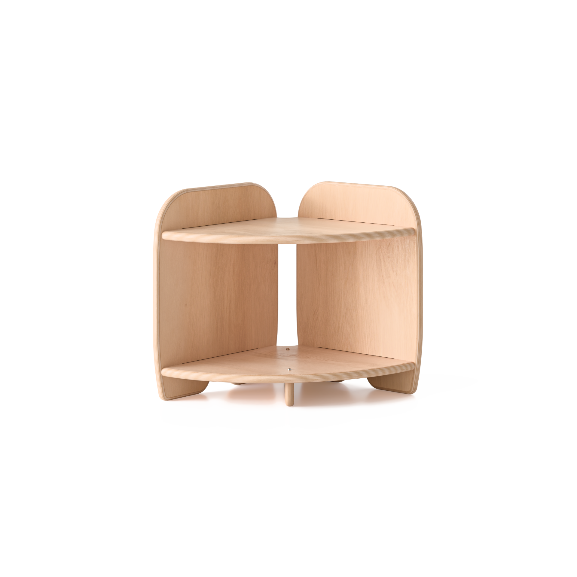 Short Shelf - Corner Unit Curve Fern Kids