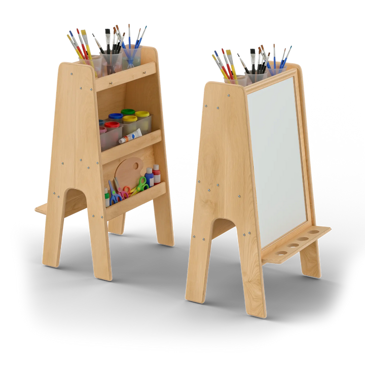 Simple Art Easel with Storage Fern Kids