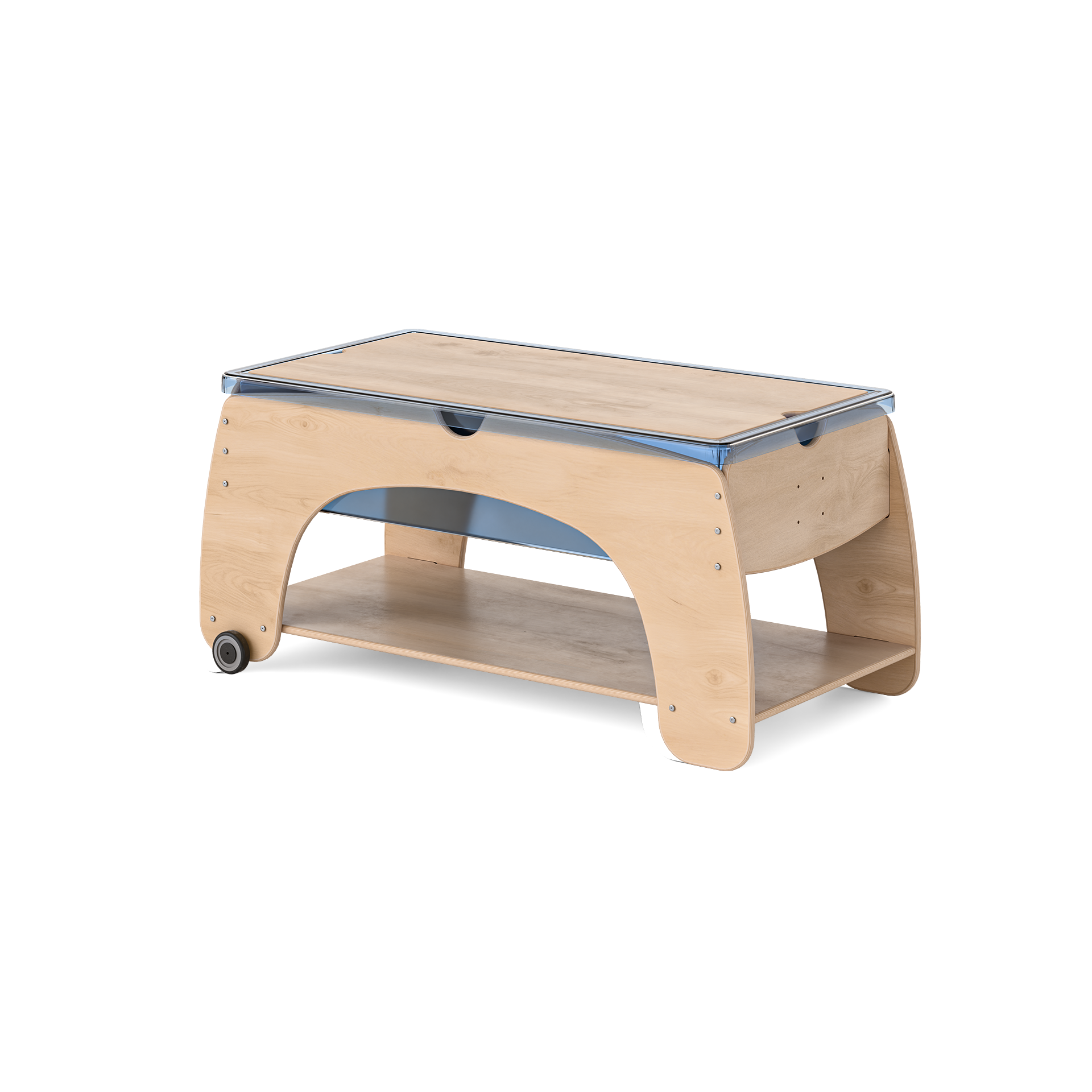 Rectangular Sand & Water Table for Preschoolers - with Lid Fern Kids