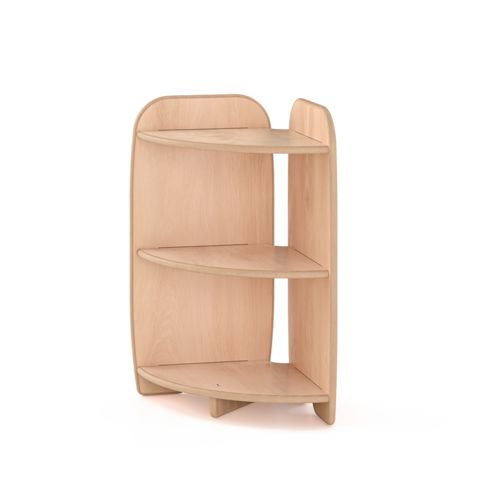 Open One Shelf - Corner Unit Curve Fern Kids