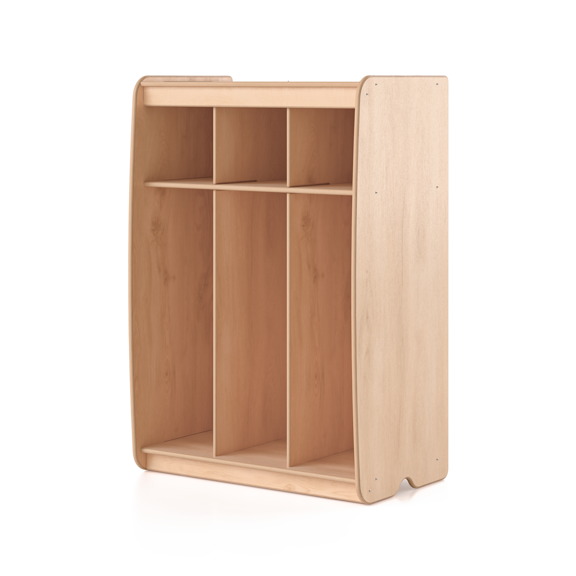 3 Section Open Locker Fern Kids