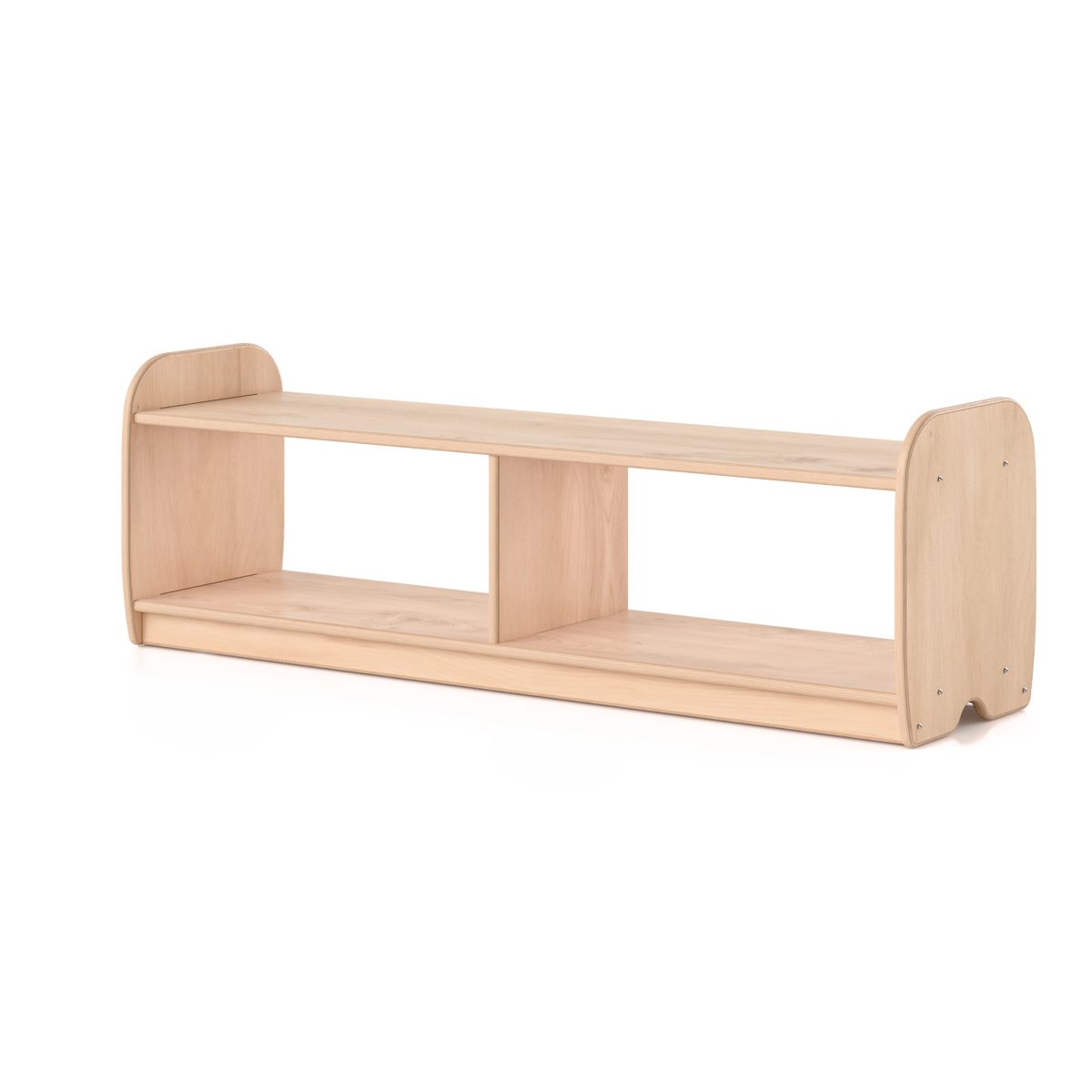 Open Short Shelf - Long Horizontal with Vertical Dividers