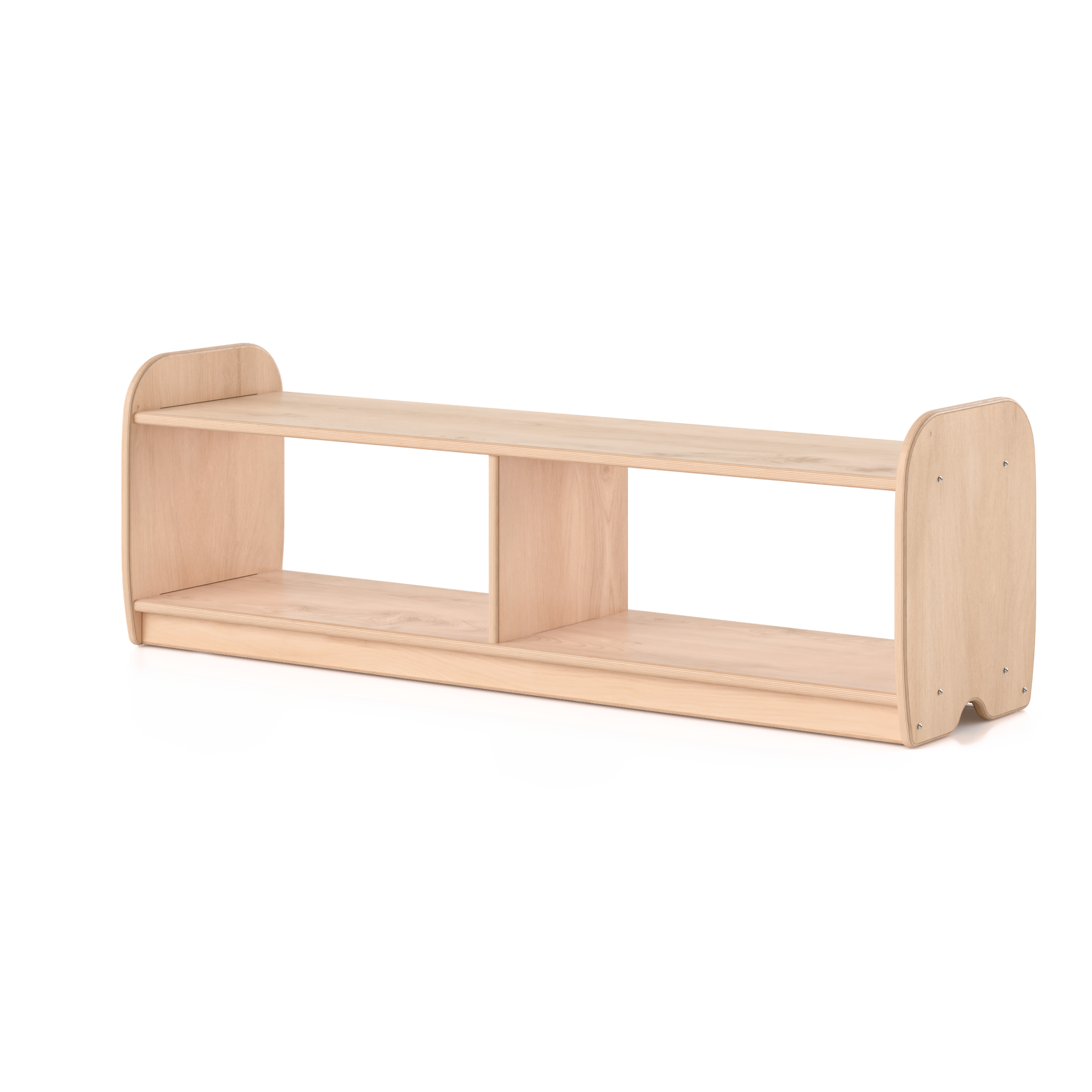 Open Short Shelf - Long Horizontal with Vertical Dividers Fern Kids
