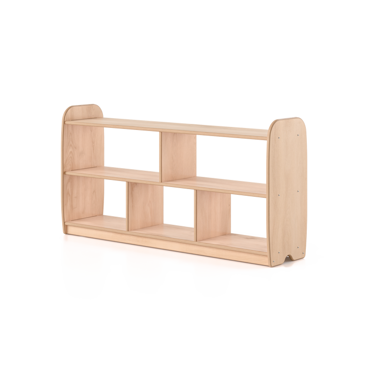 Open One Shelf - Long Horizontal with Vertical Dividers Fern Kids