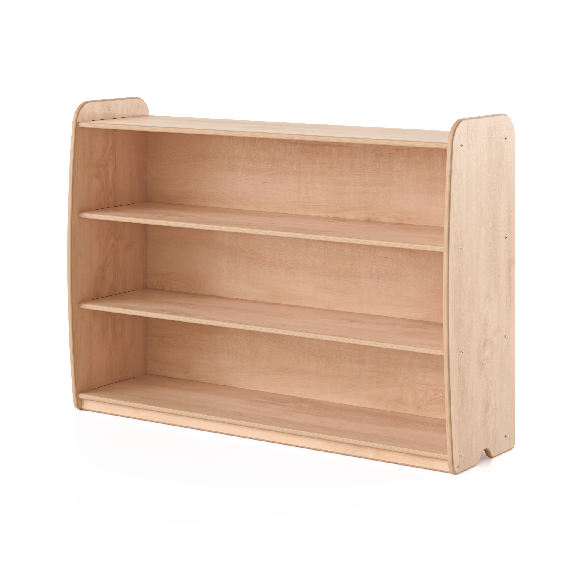 Backed Two Shelves - Long Horizontal Shelf Fern Kids