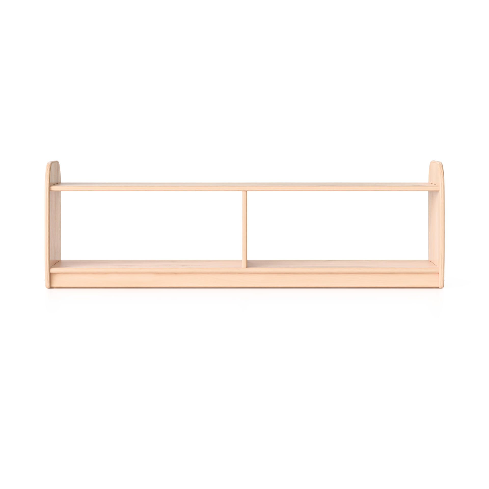Open Short Shelf - Long Horizontal with Vertical Dividers Fern Kids