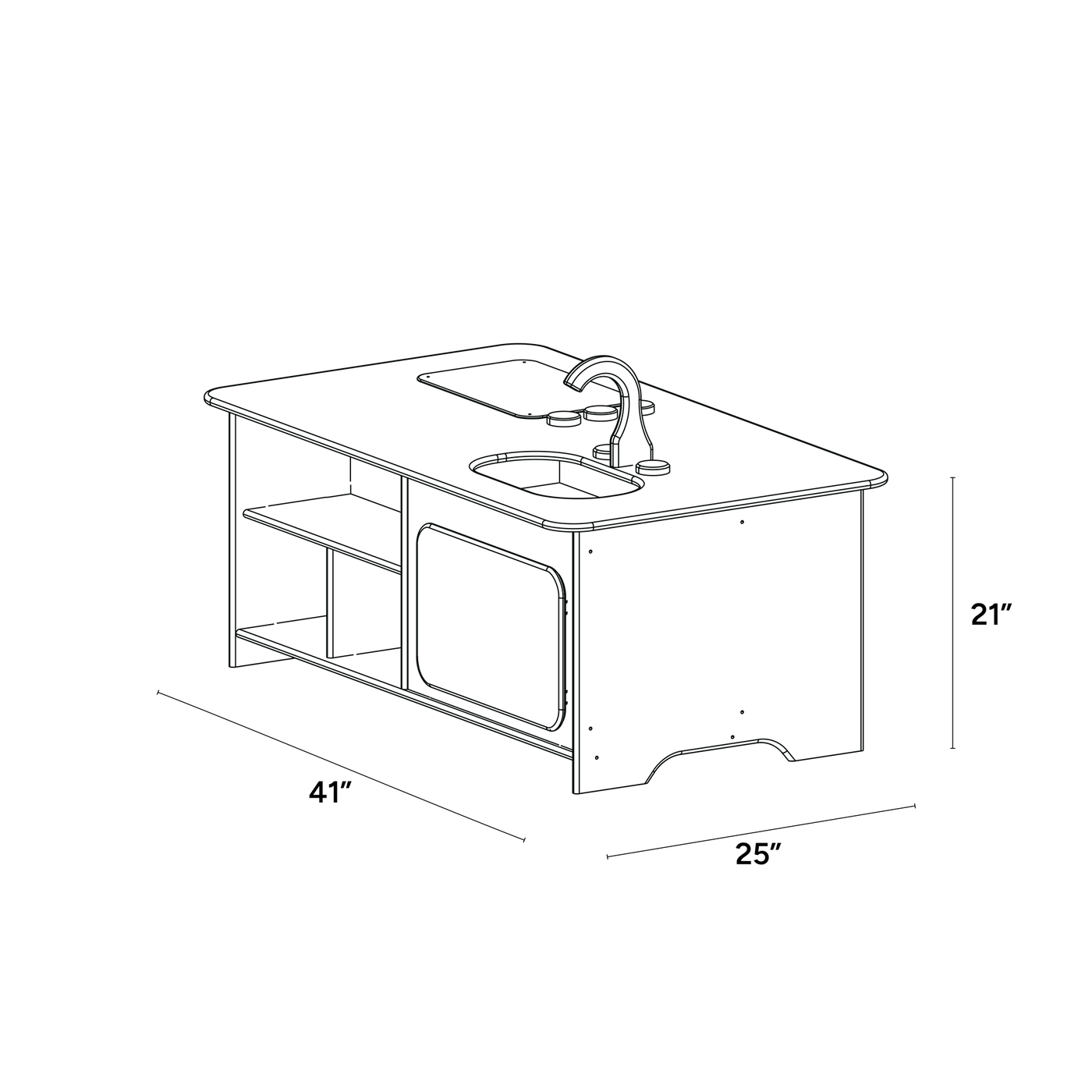 Compact Art Trolley - with Casters