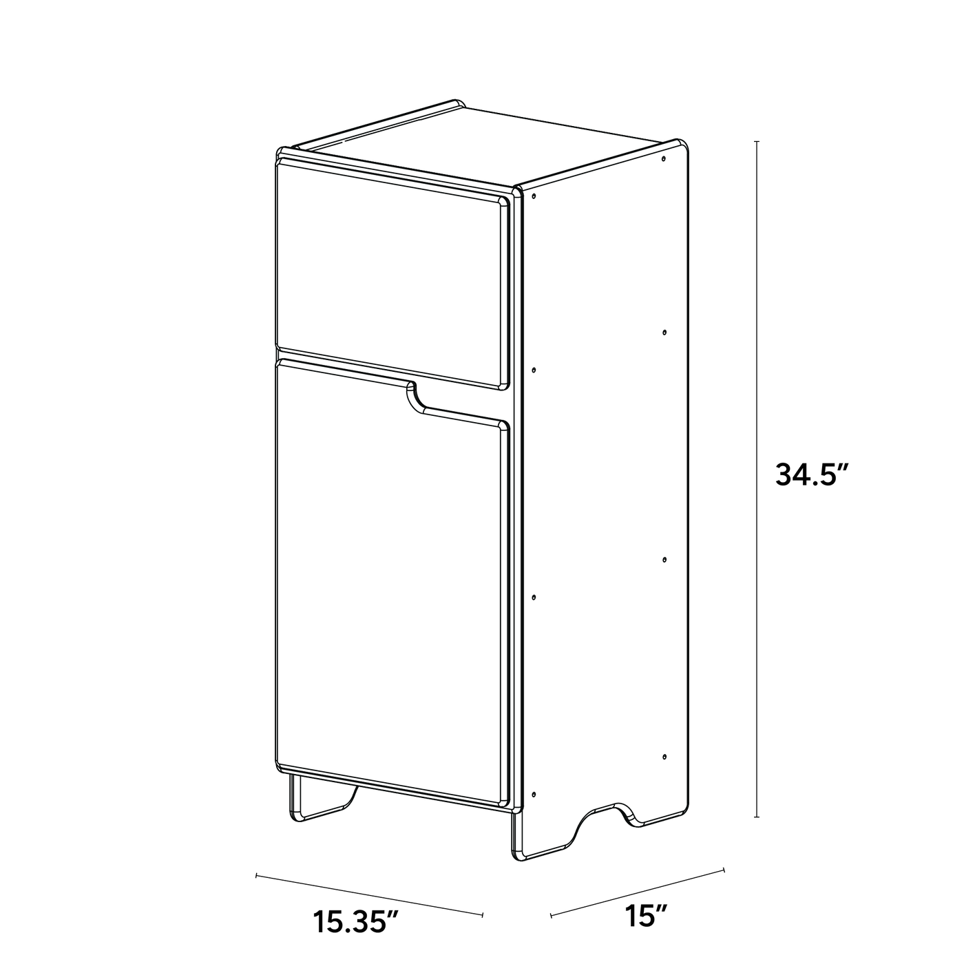 Kitchen Fridge - Preschooler
