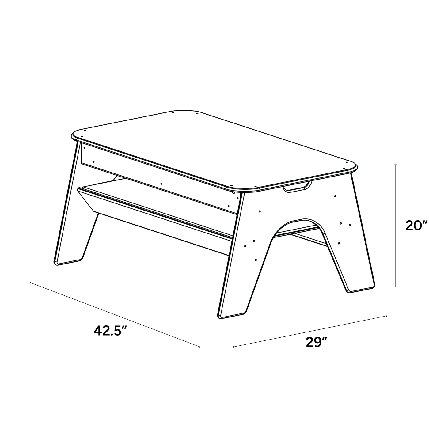 2-in-1 Light Box Table