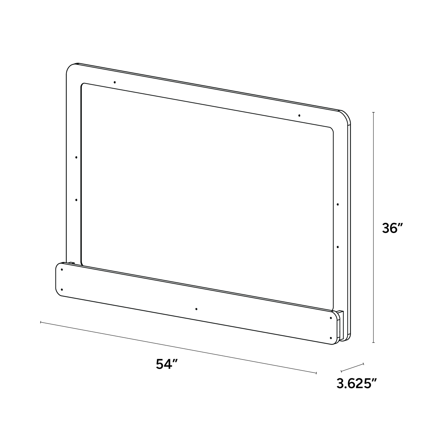 Wall Mounted Busy Board - Magnet Board with Shapes
