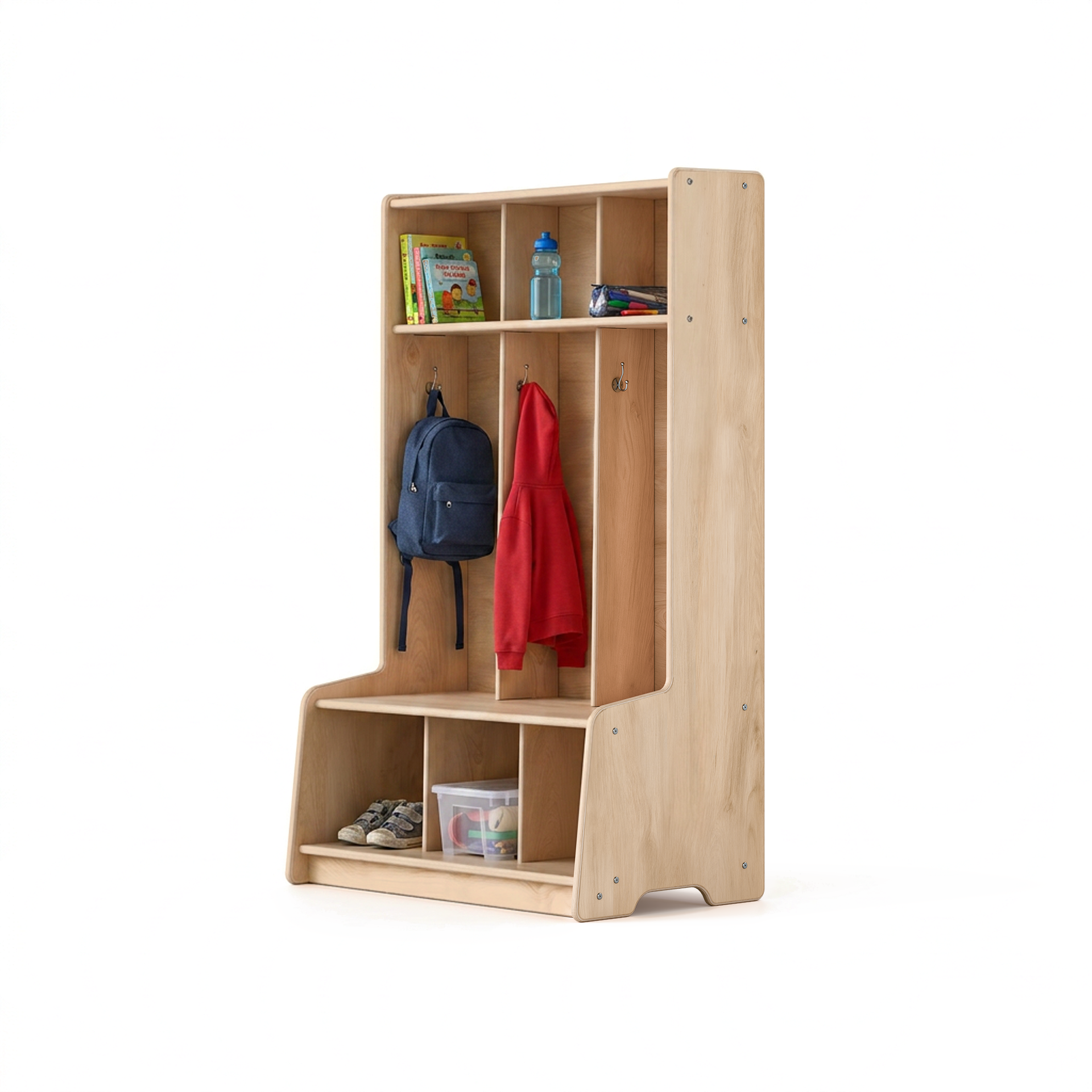 Three Section Cubby Locker - Preschool