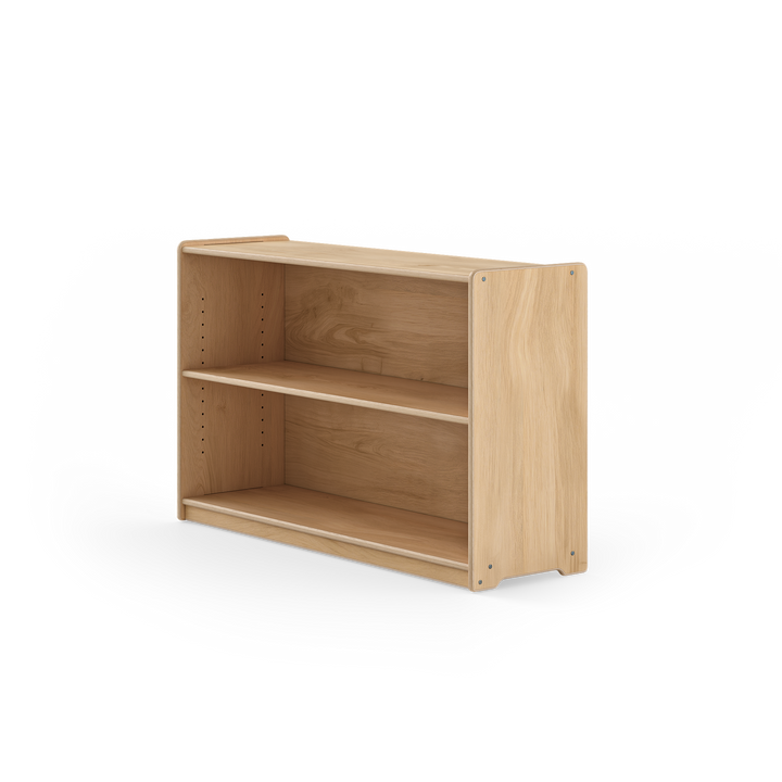 Montessori Shelf - 30x48x15 - Adjustable Shelf, Wood Backing | Fern Kids