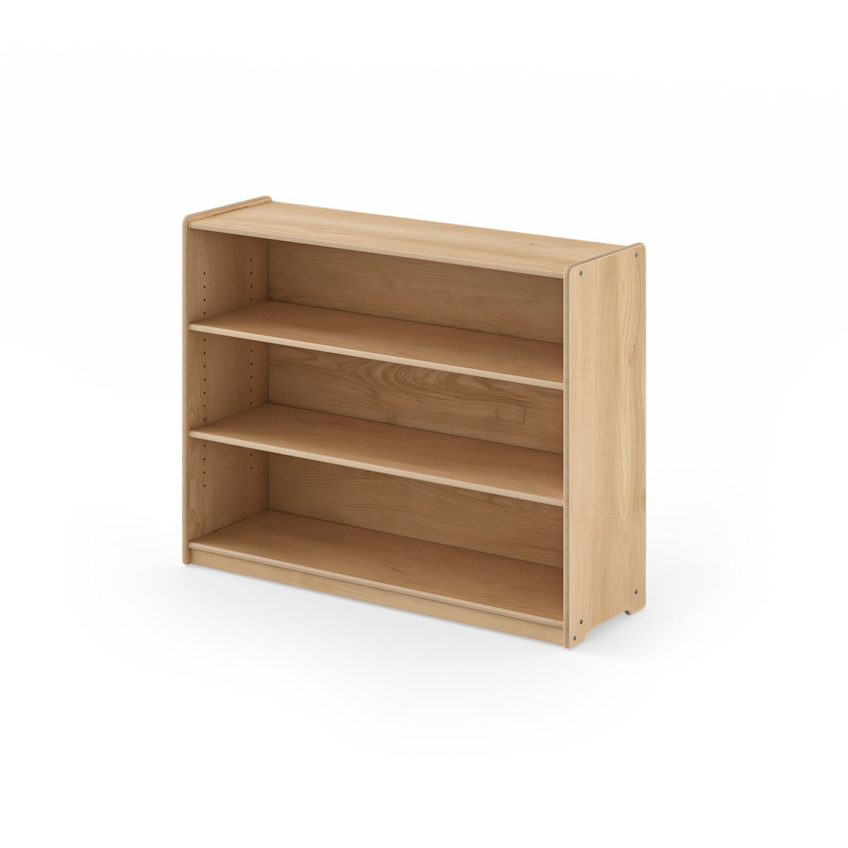 Montessori Shelf - 36x48x15 - Adjustable Shelving Unit, Wood Backing