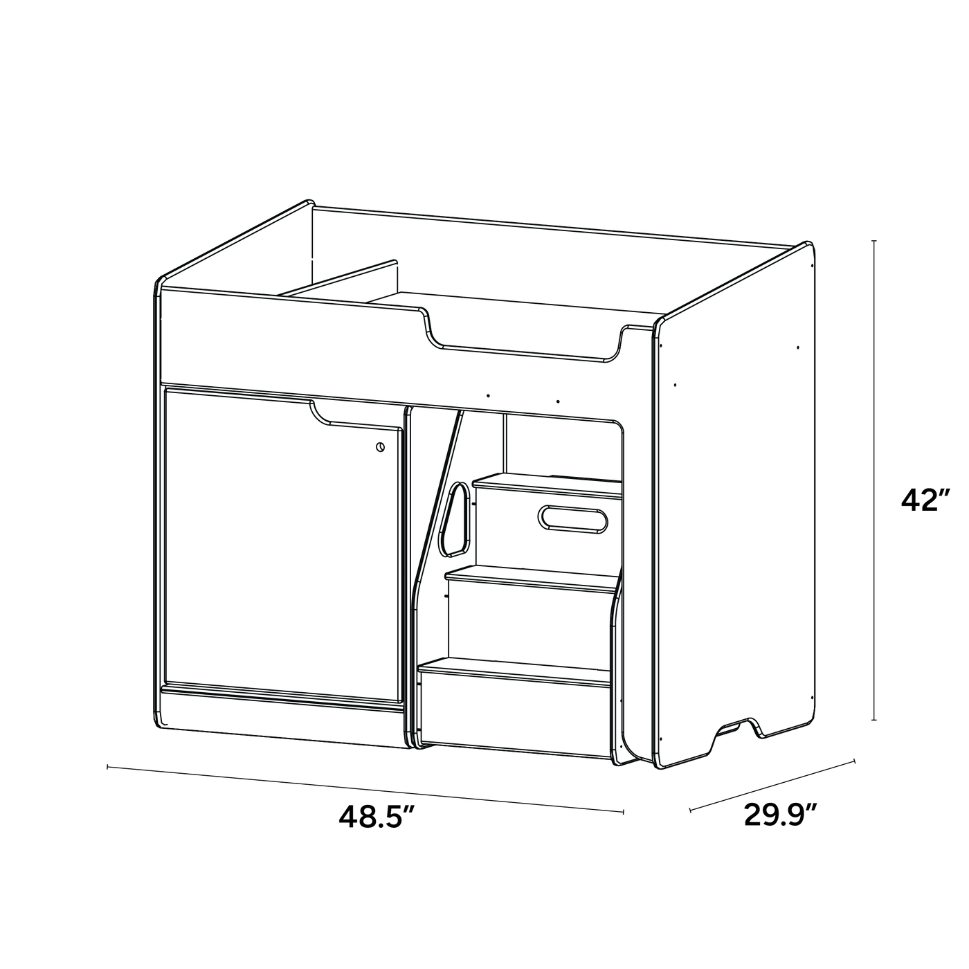 Changing Station with Stairs