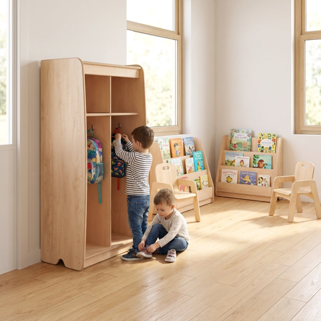 2 Section Open Locker by Woodlyn by Fern Kids, view 3