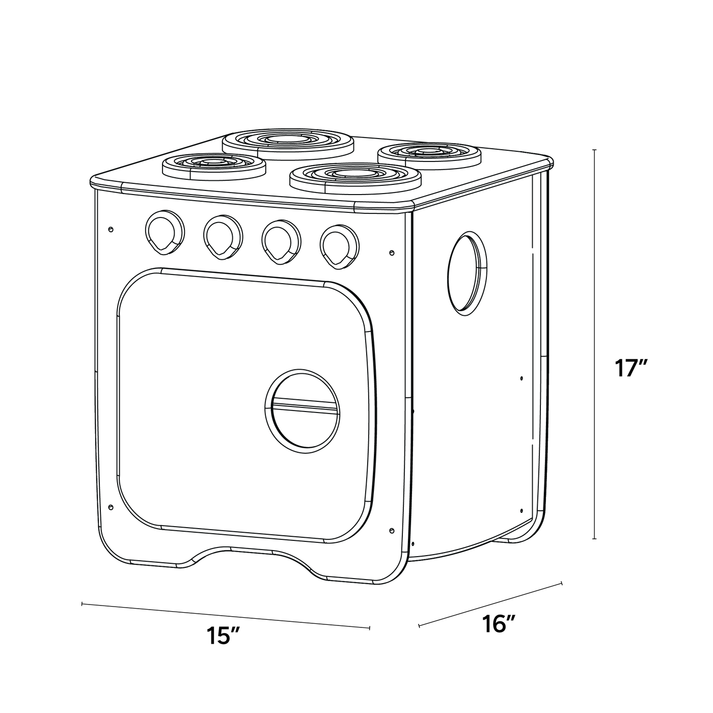 Kitchen Range for Toddlers