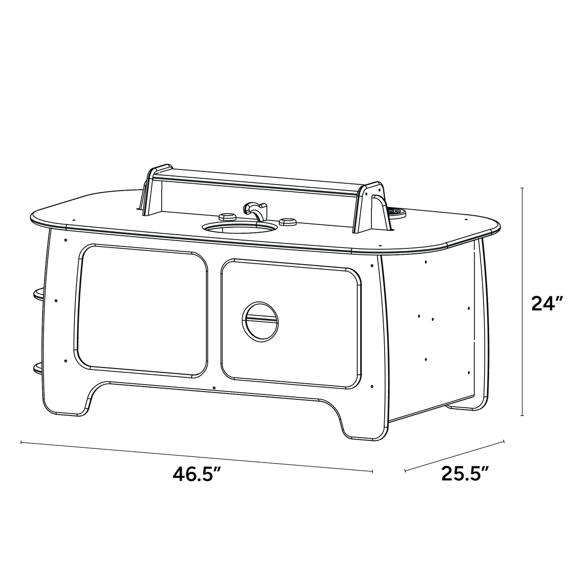 Island Kitchen for Preschoolers - ISO isometric view