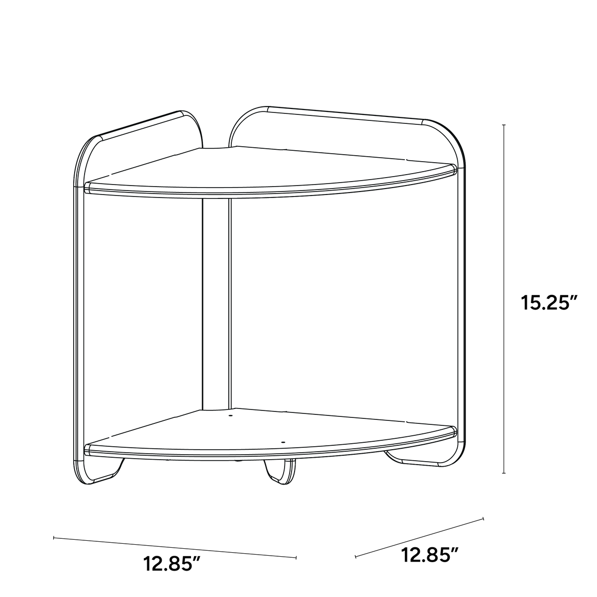 Kitchen Wedge Connection Table for Toddlers - ISO isometric view