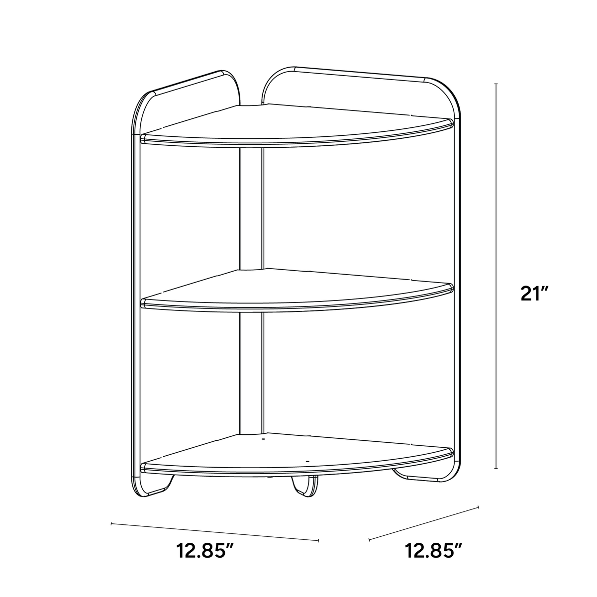 Kitchen Wedge Connection Table for Preschoolers - ISO isometric view
