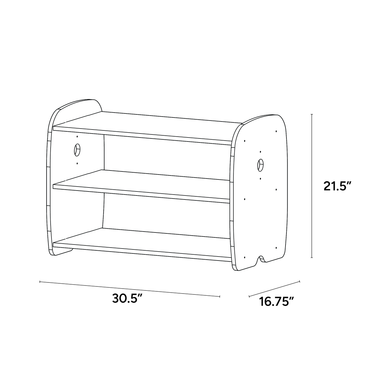 Dramatic Play Base Shelf