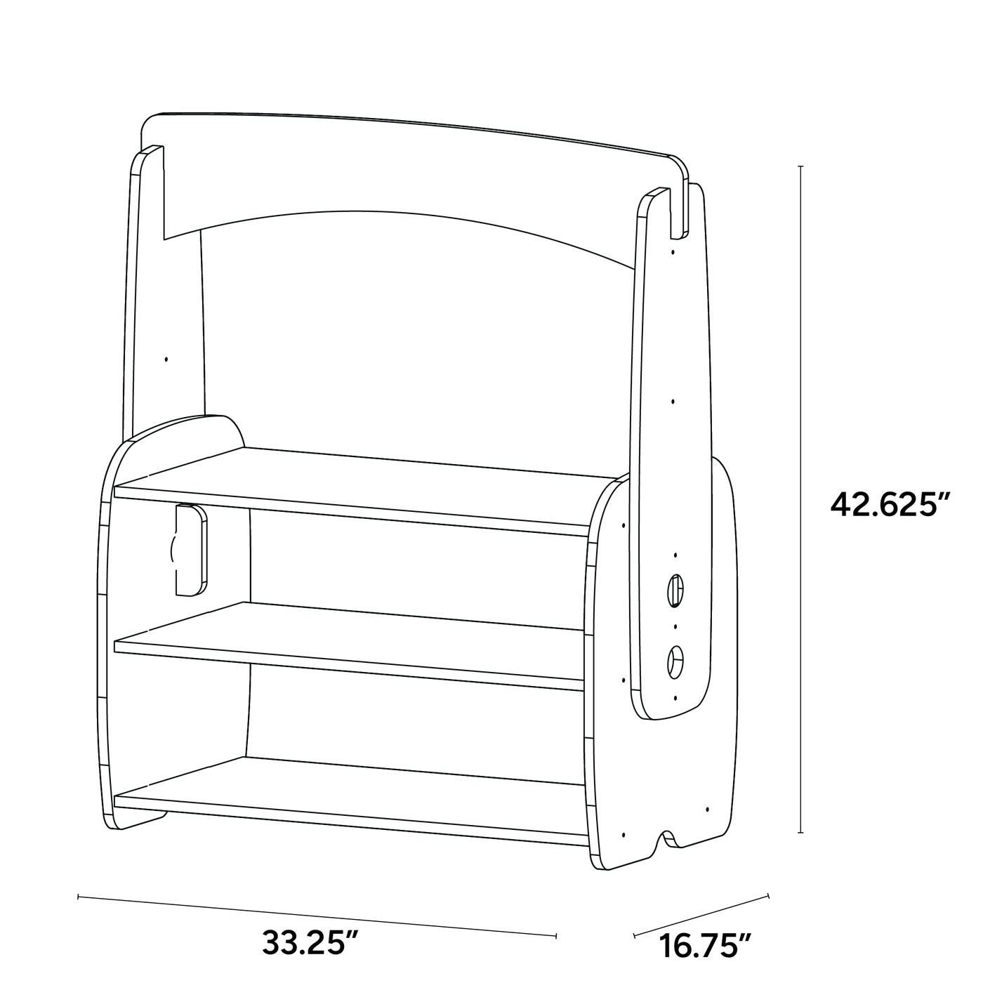 Dramatic Play Accessory - Theatre Top (Top Only, Base Sold Separately)