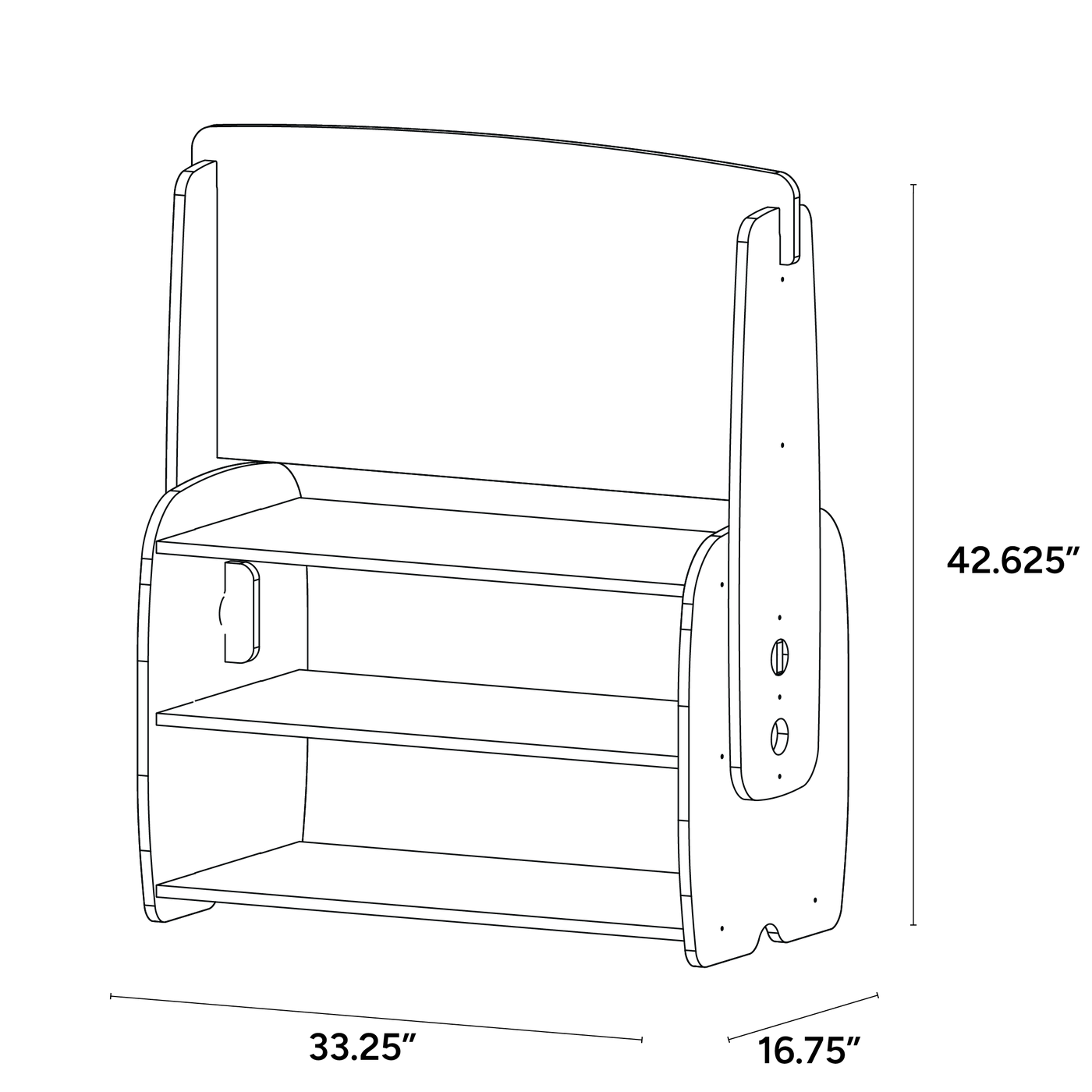 Dramatic Play Accessory - Sign Top (Top Only, Base Sold Seperately)