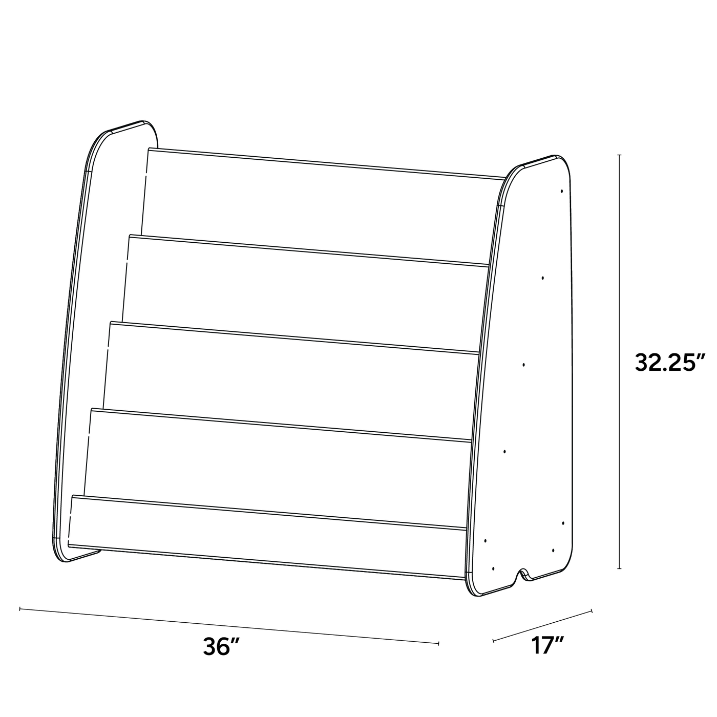 Large Book Browser - Stationary or Mobile
