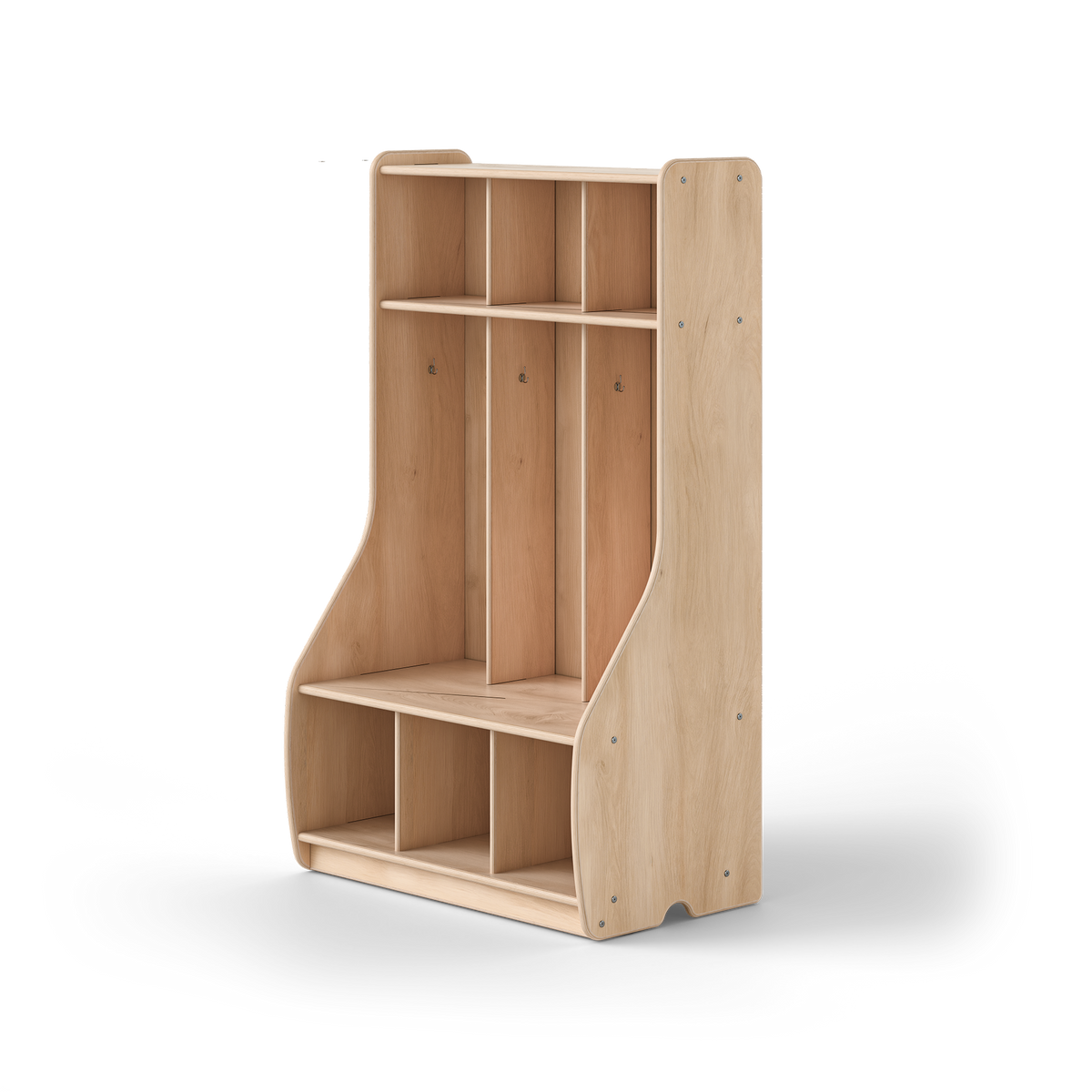 3 Section Cubbie Locker