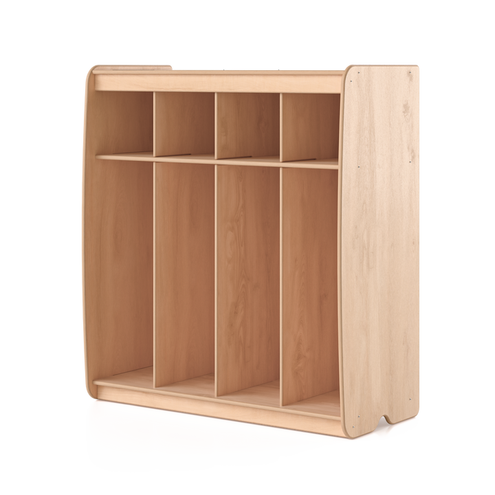4 Section Open Locker | Fern Kids