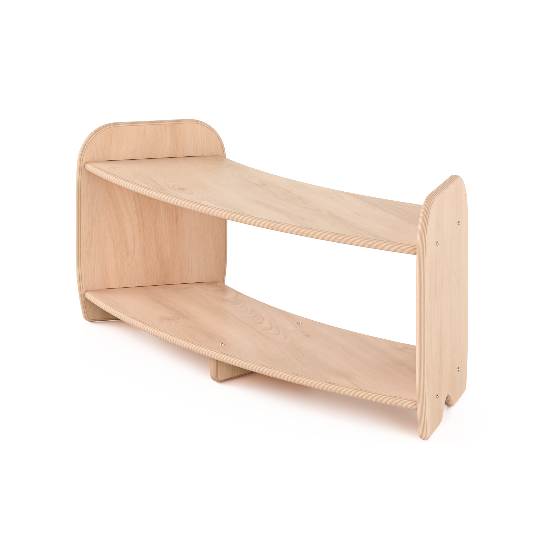 Open Short Shelf - Sweep Curve, Woodlyn by Fern Kids