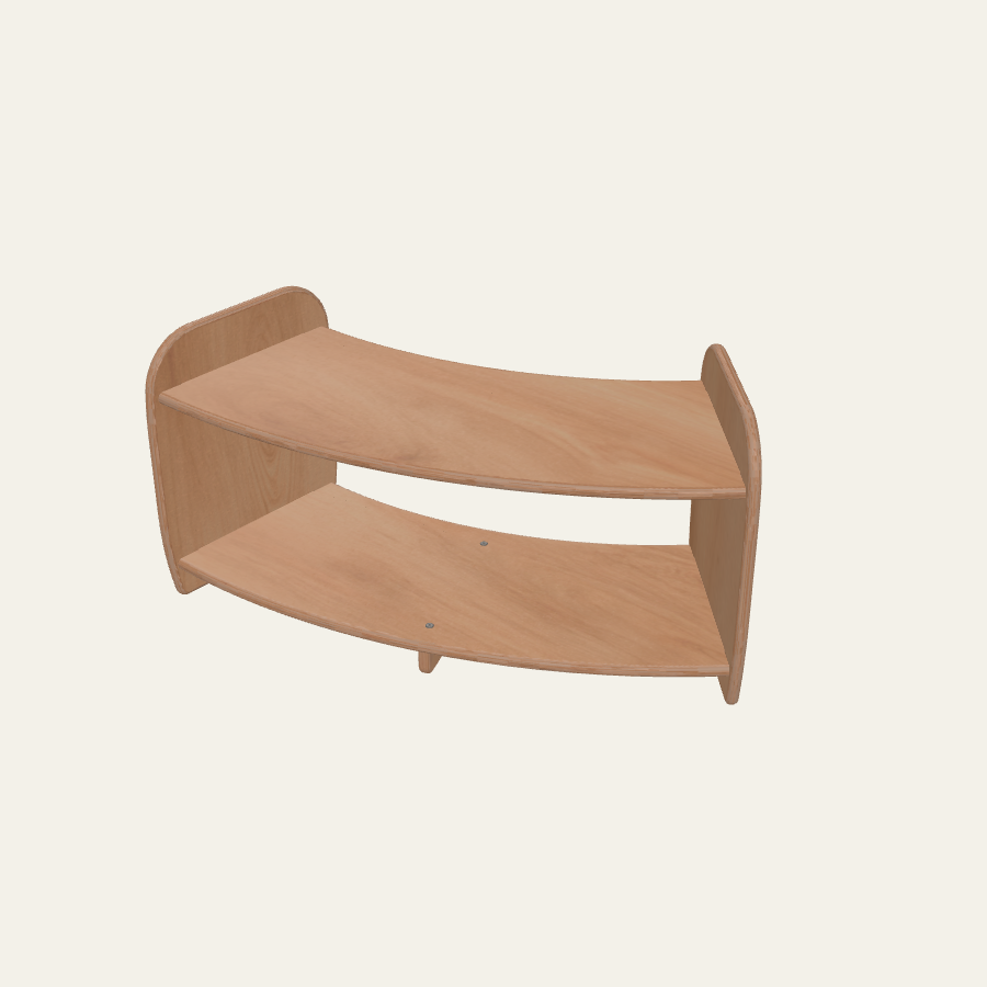 Open Short Shelf - Sweep Curve - ISO isometric view