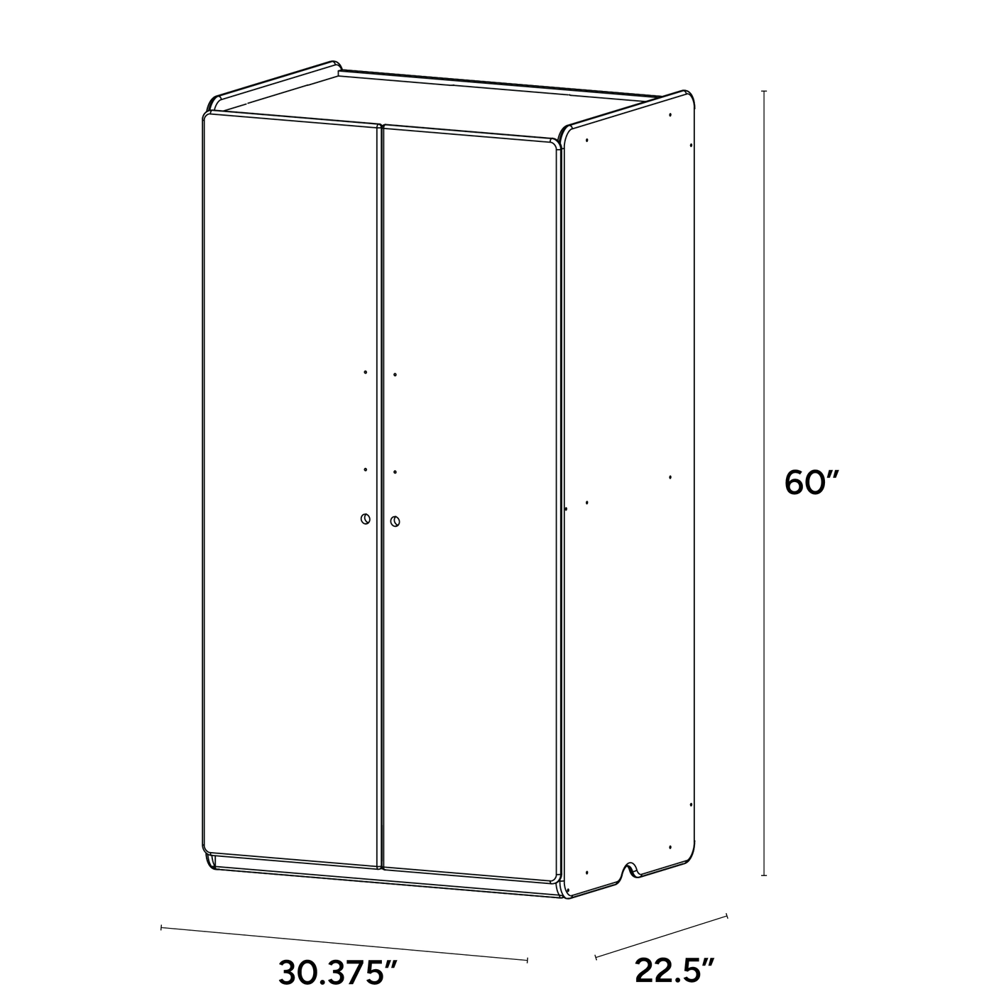 Locking Teachers Cabinet with Casters - Tall - A Teachers Storage Cabinet
