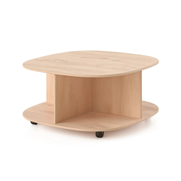 Low Round Mobile Storage Unit - with Casters Woodlyn by Fern Kids