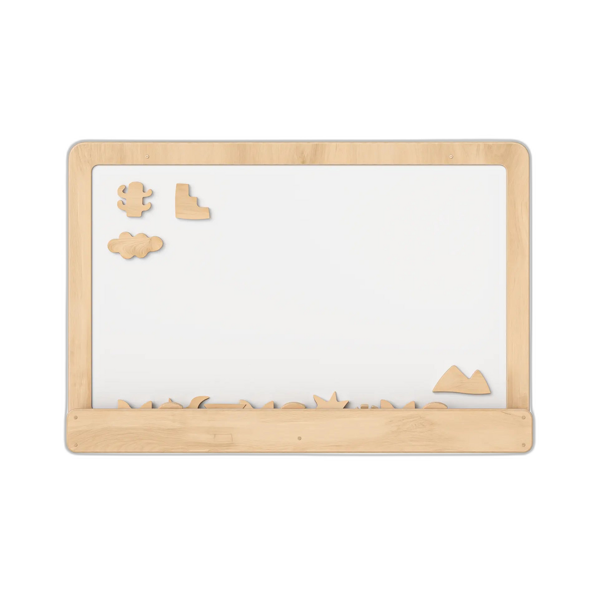Wall Mounted Busy Board - Magnet Board with Shapes