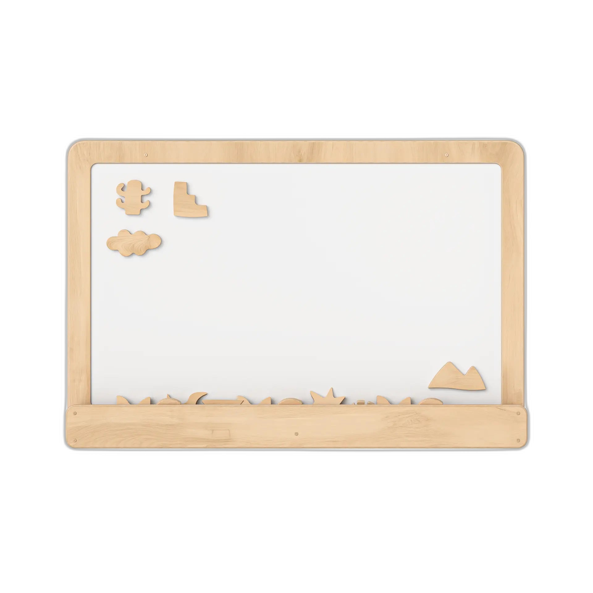 Wall Mounted Busy Board - Magnet Board with Shapes Fern Kids