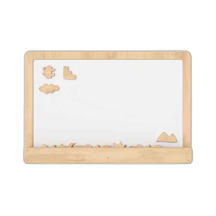 Wall Mounted Busy Board - Magnet Board with Shapes Fern Kids