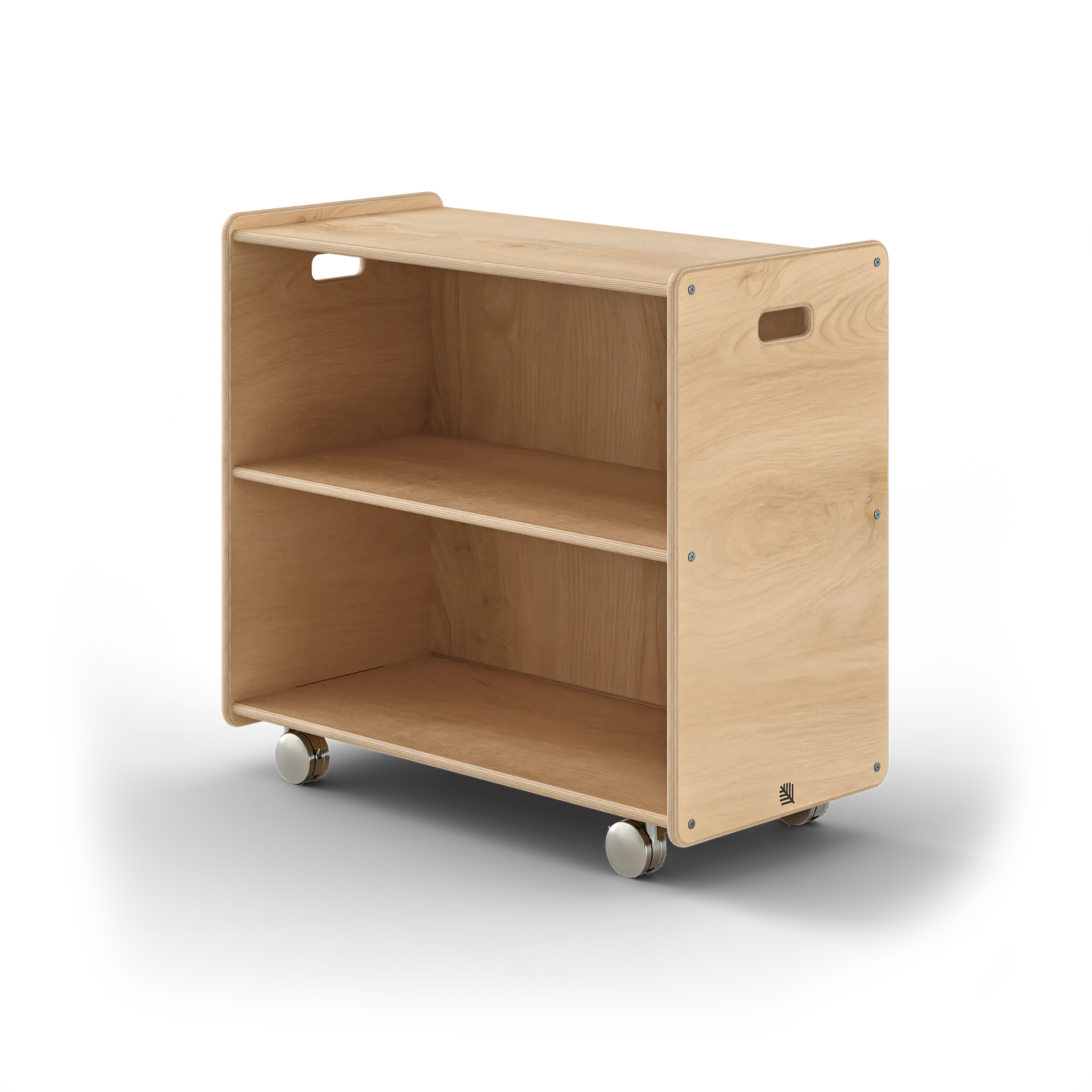 Educator Birch Backed Mobile Horizontal One Shelf Fern Kids