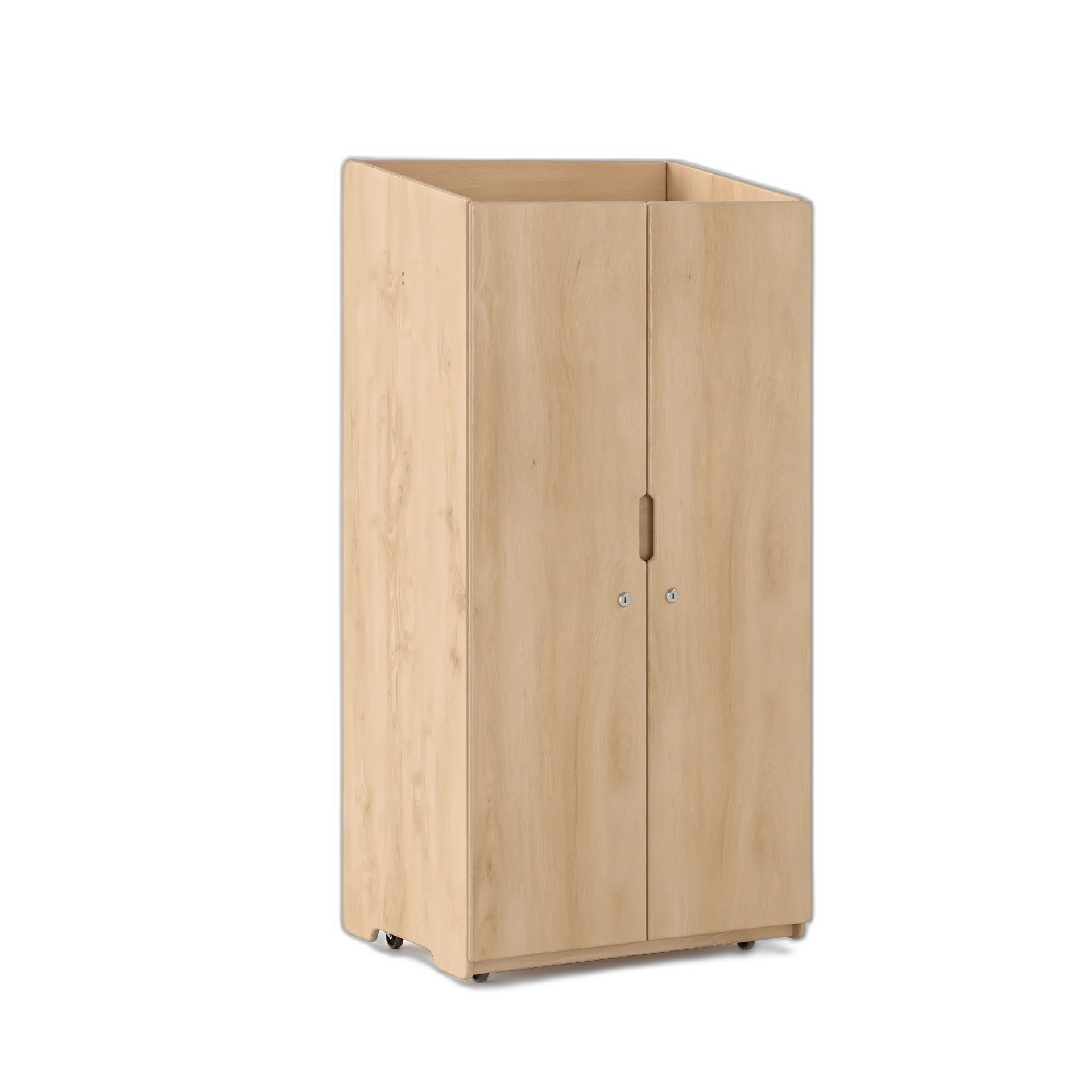Locking Teachers Cabinet with Casters - Tall Fern Kids