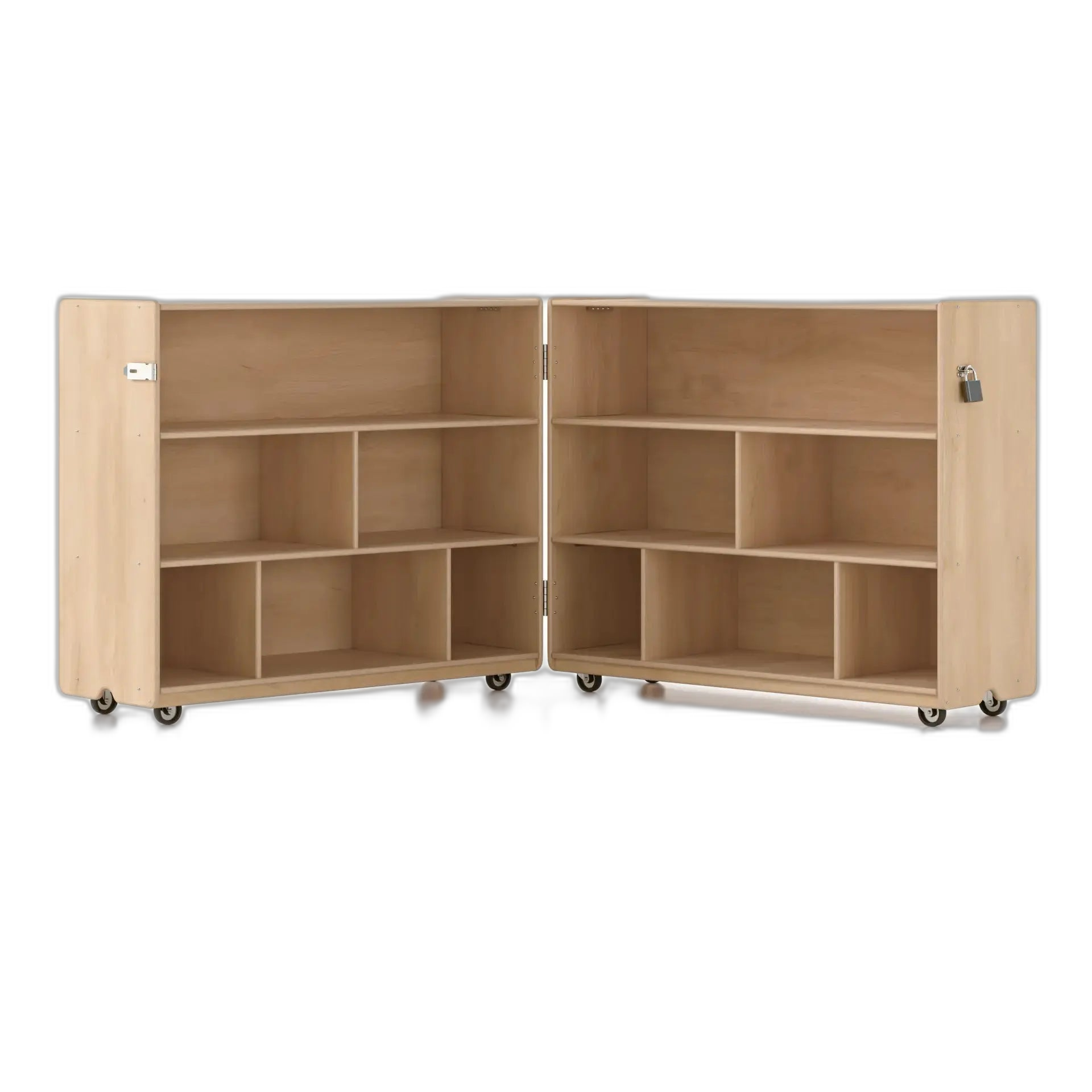 Tough & Tall Folding Shelf with Vertical Dividers Fern Kids