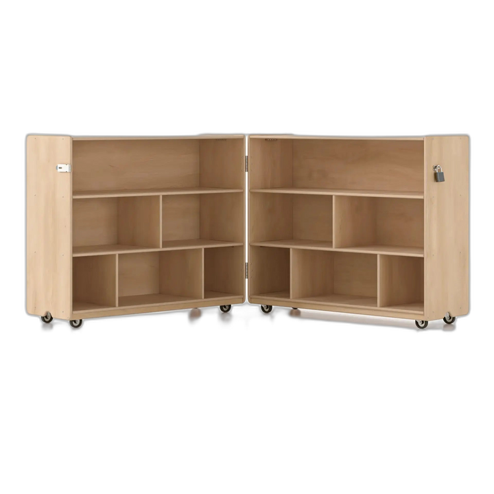 Tough & Tall Folding Shelf with Vertical Dividers Fern Kids