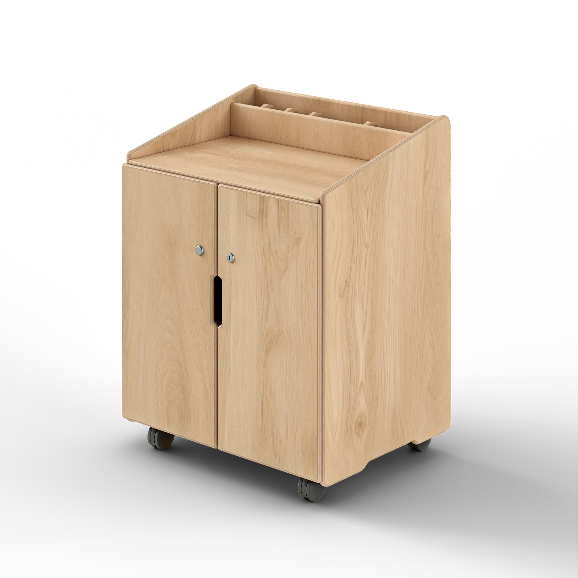 Locking Multi Storage Cart - with Casters Fern Kids