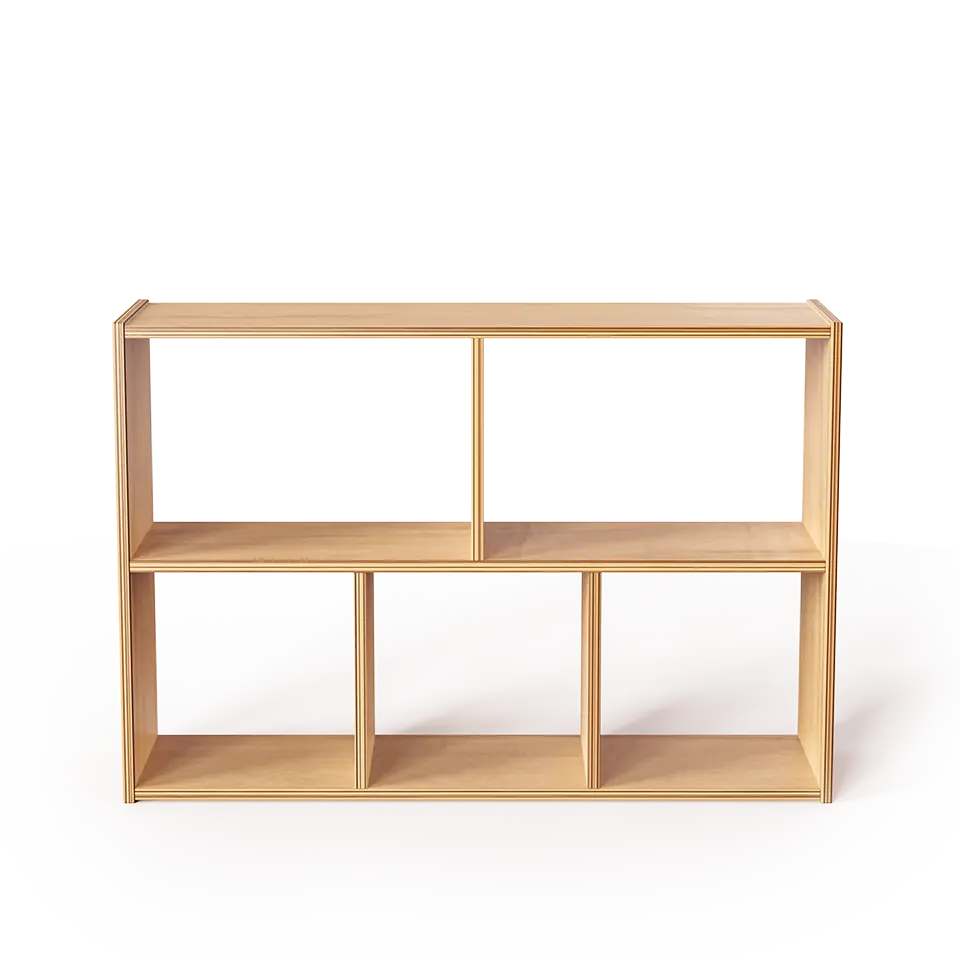 Offset Kids Shelf - Wide Fern Kids